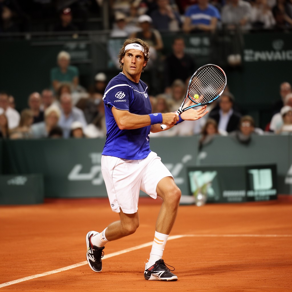 AI-generated illustration of Guillermo Coria