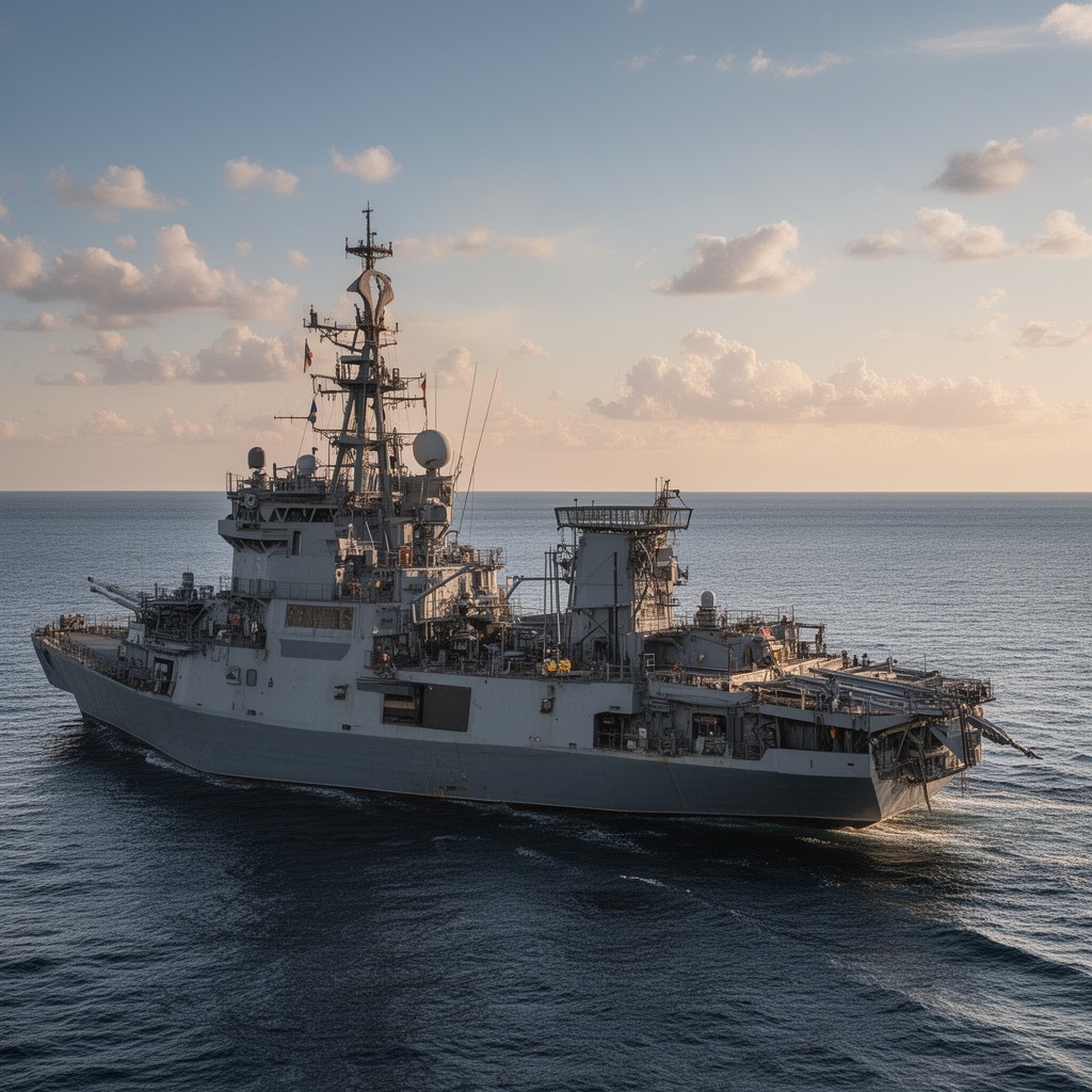AI-generated illustration of Ukrainian Navy