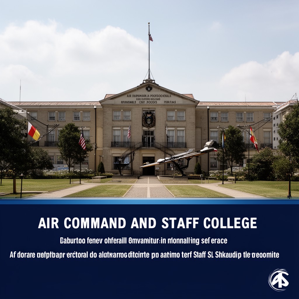 AI-generated illustration of Air Command and Staff College