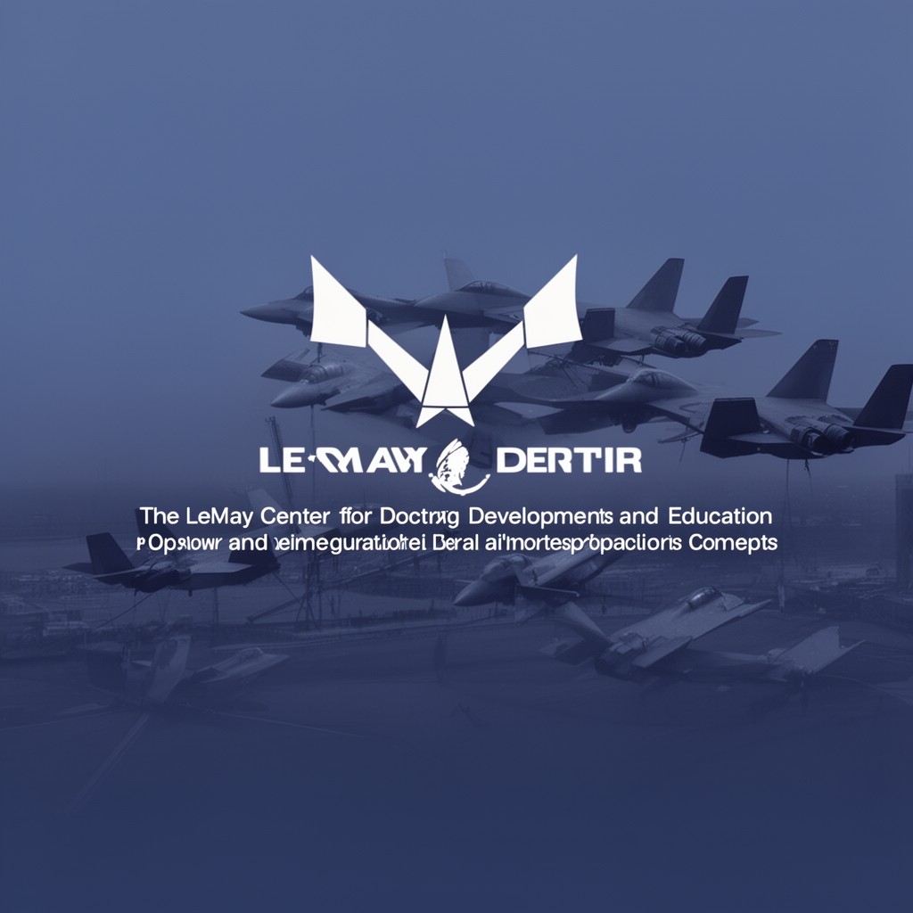 AI-generated illustration of LeMay Center for Doctrine Development and Education