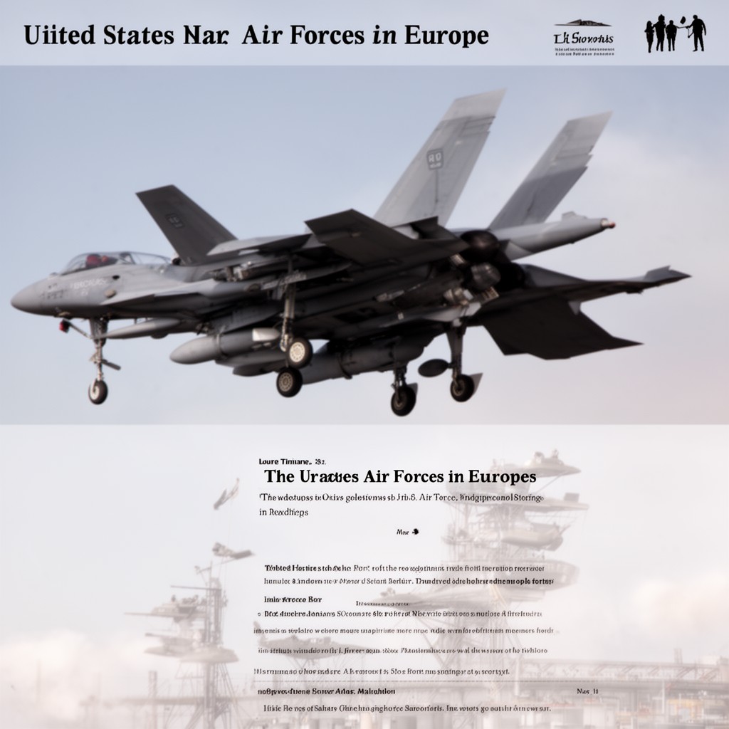 AI-generated illustration of United States Air Forces in Europe