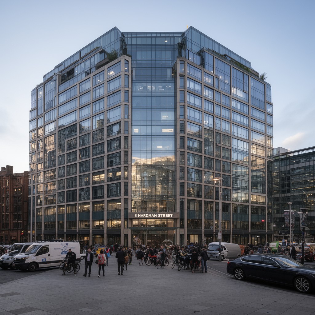AI-generated illustration of 3 Hardman Street