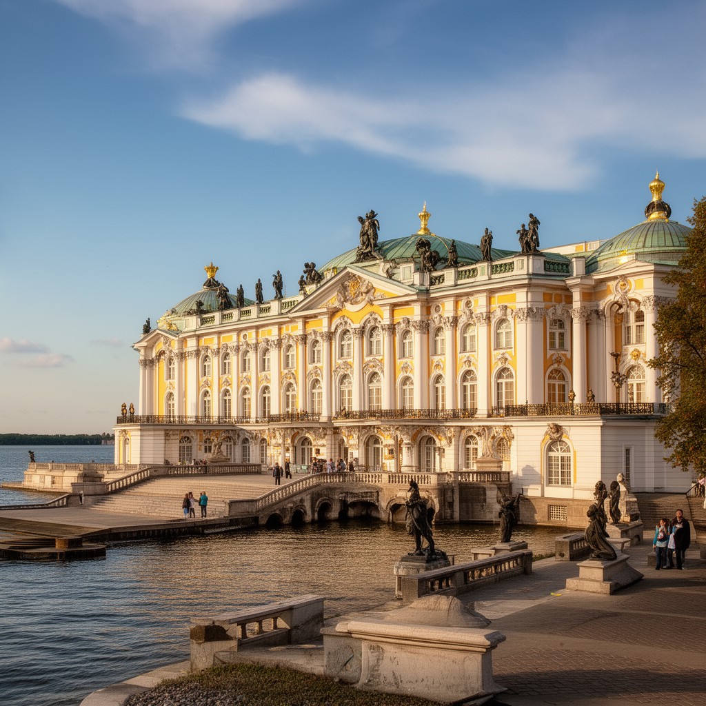 AI-generated illustration of Monplaisir Palace