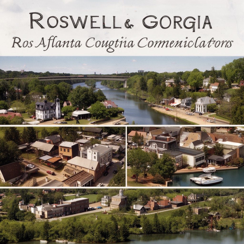 AI-generated illustration of Roswell, Georgia