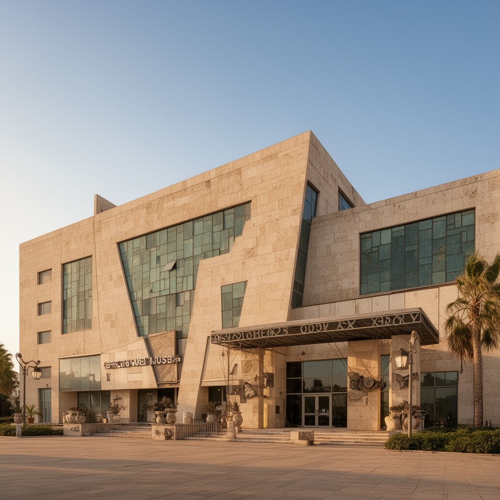 AI-generated illustration of Eretz Israel Museum