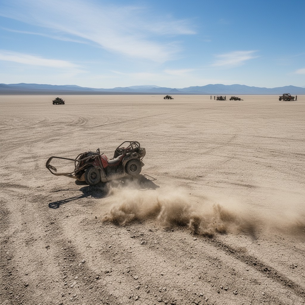 AI-generated illustration of El Mirage Off-Highway Vehicle Recreation Area