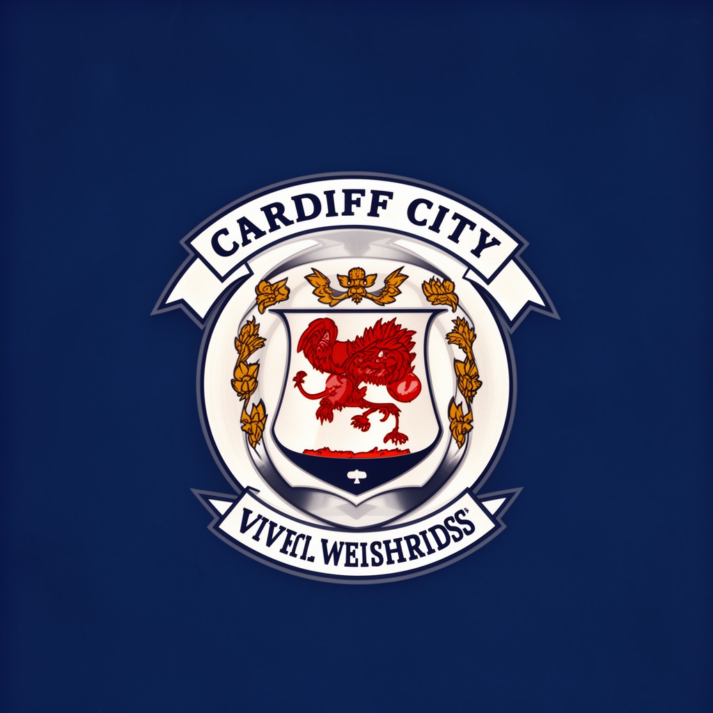 AI-generated illustration of Cardiff City F.C.