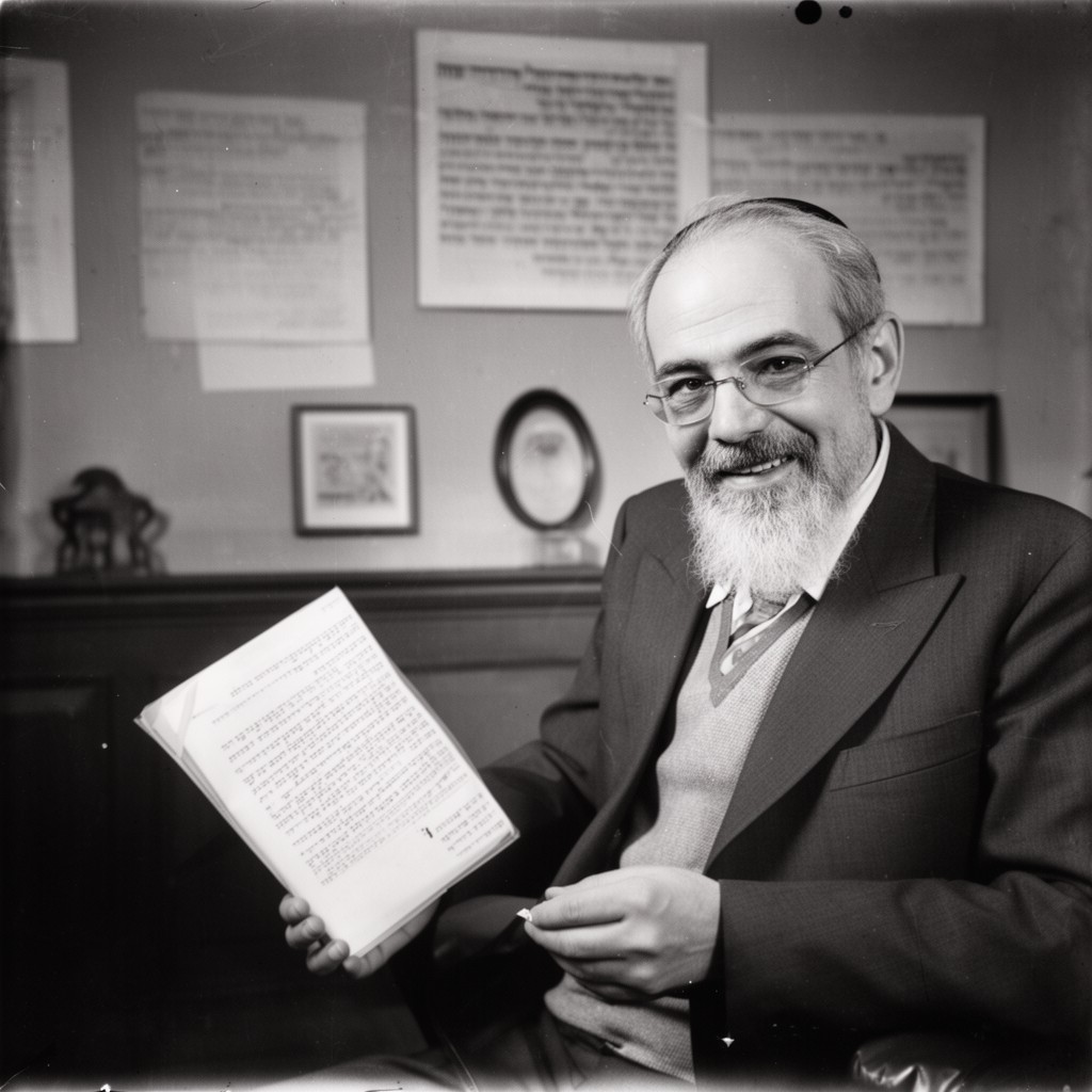 AI-generated illustration of Yitzhak-Meir Levin