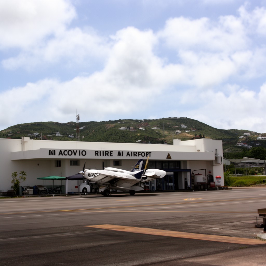AI-generated illustration of Antonio Rivera Rodríguez Airport