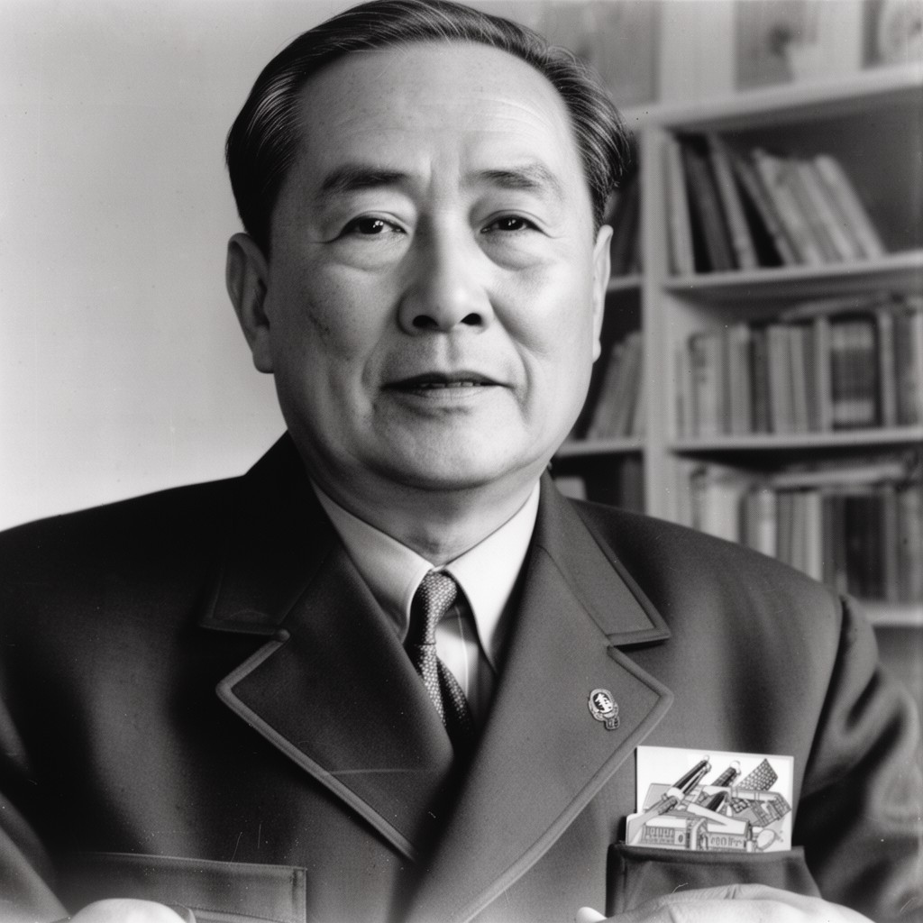 AI-generated illustration of Liu Shaoqi