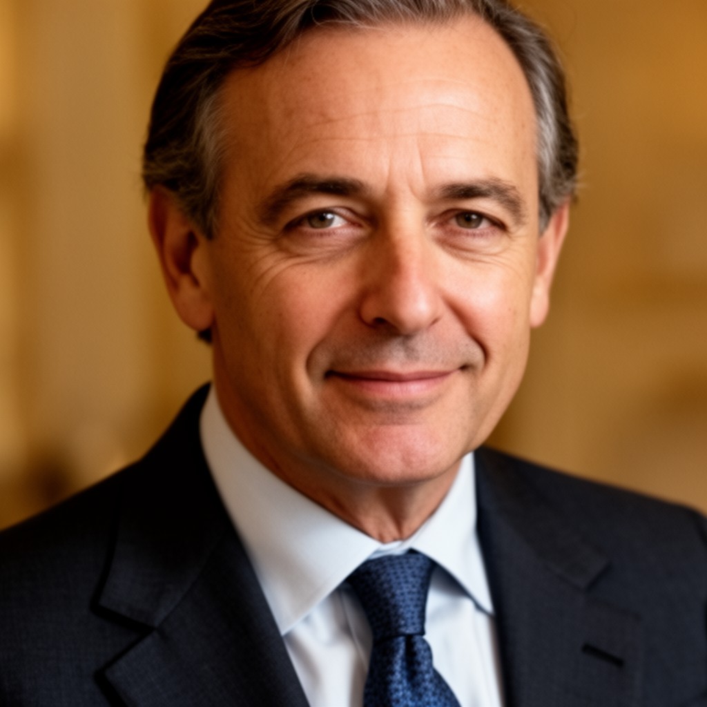 AI-generated illustration of Gérard Louis-Dreyfus