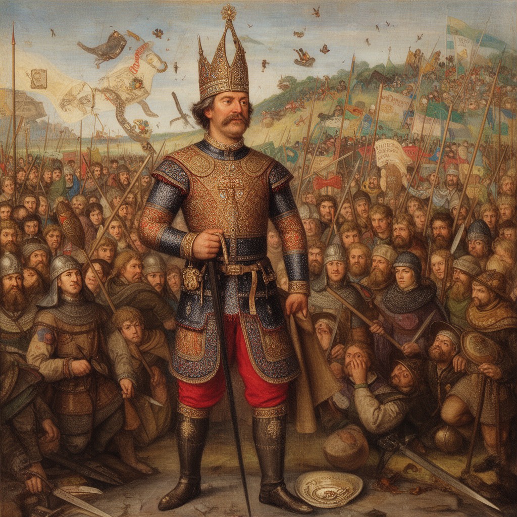 AI-generated illustration of Dmitry Donskoy