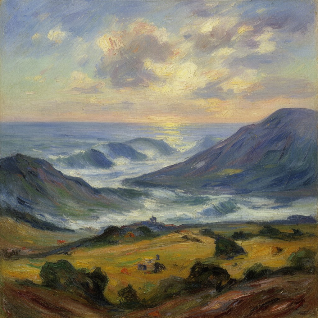 AI-generated illustration of Maxime Maufra