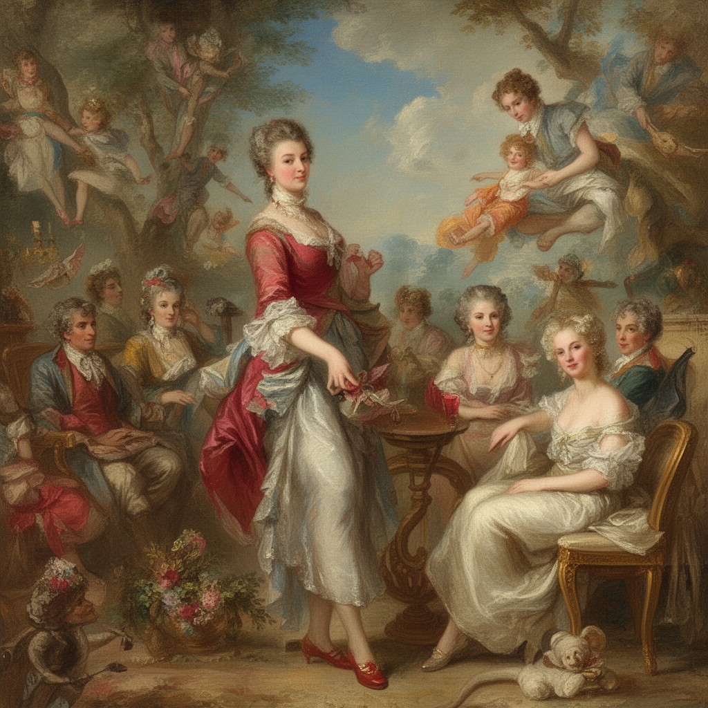 AI-generated illustration of Jean-Honoré Fragonard