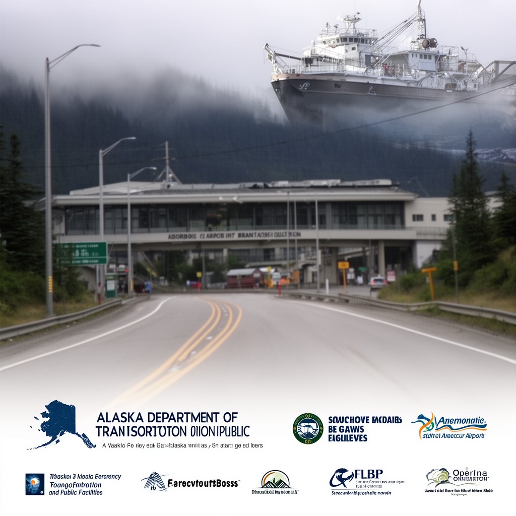 AI-generated illustration of Alaska Department of Transportation and Public Facilities
