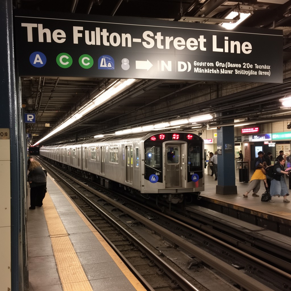 AI-generated illustration of Fulton Street Line