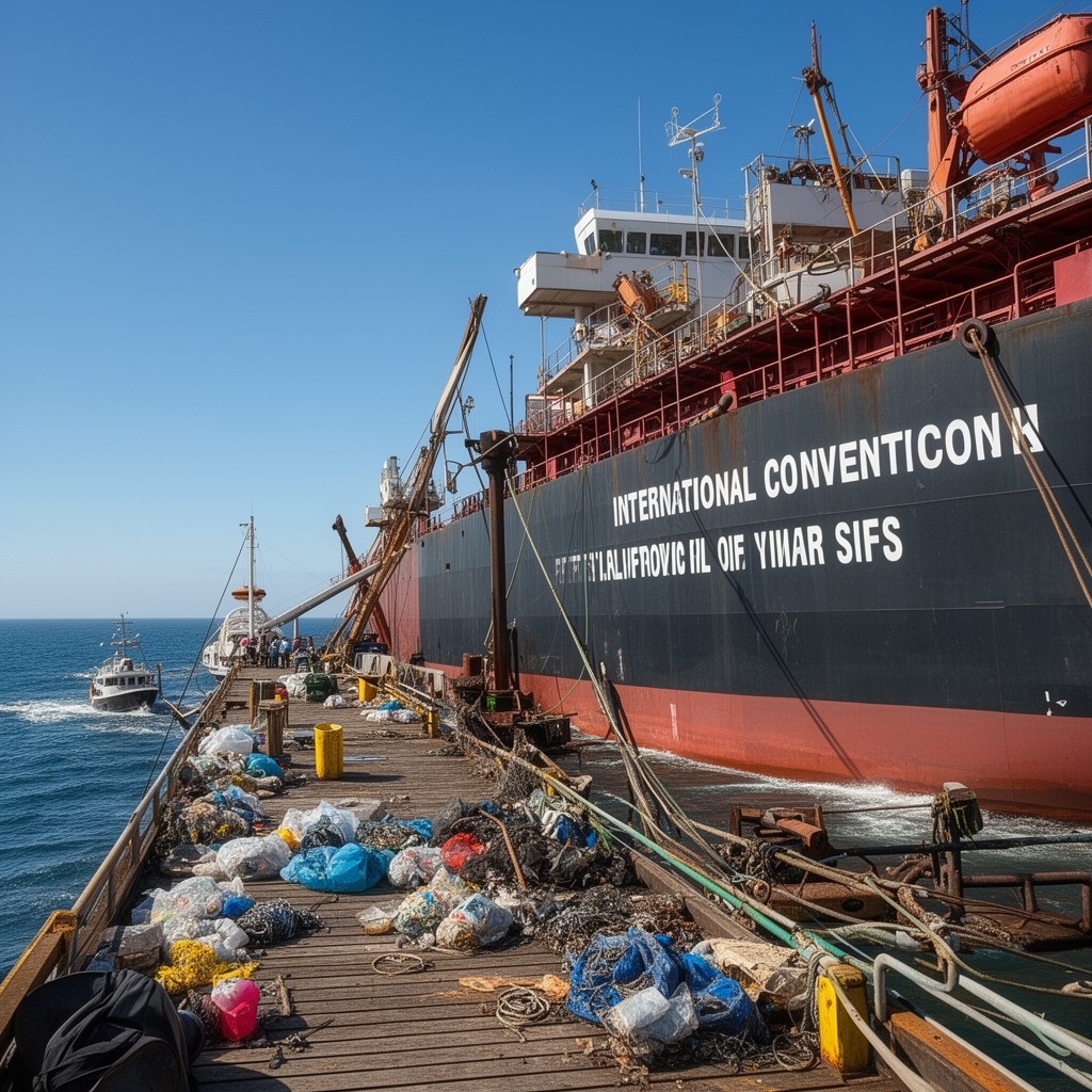 AI-generated illustration of International Convention for the Prevention of Pollution from Ships