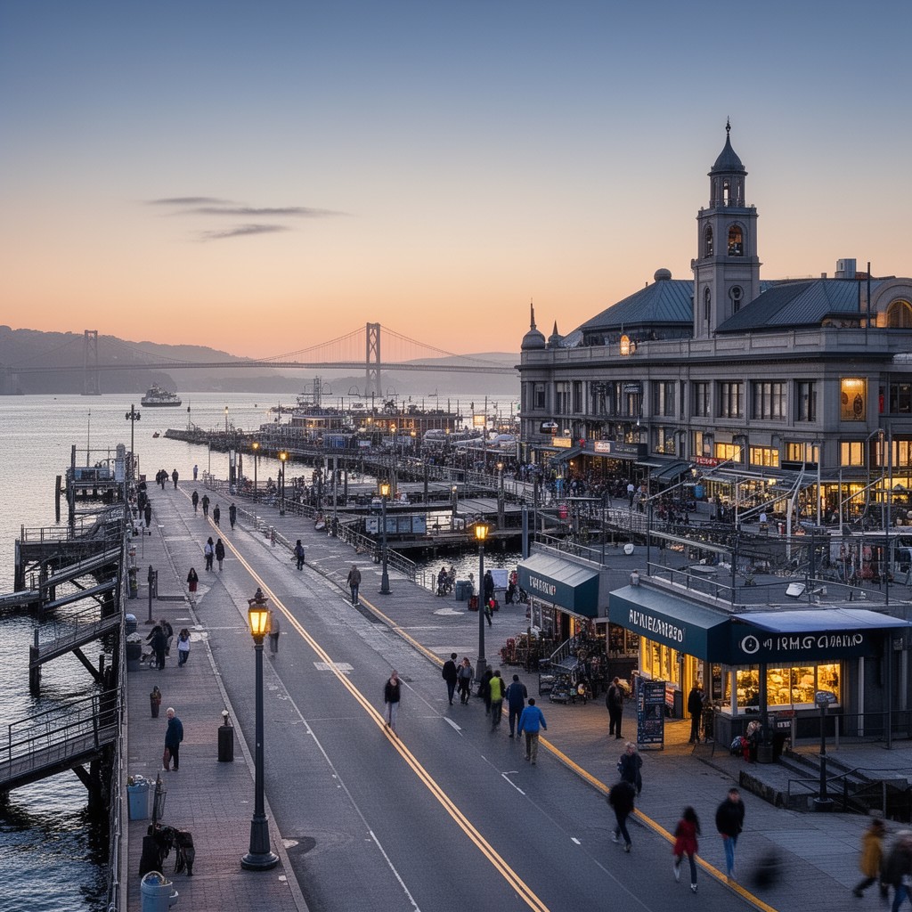 AI-generated illustration of The Embarcadero