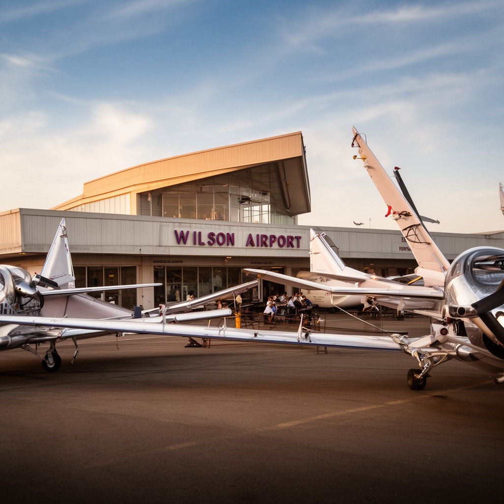 AI-generated illustration of Wilson Airport