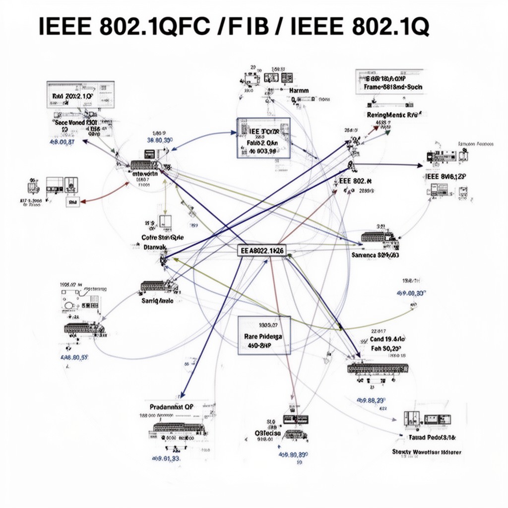 AI-generated illustration of IEEE 802.1Qfc