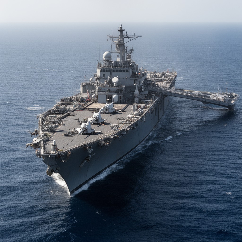 AI-generated illustration of U.S. Fifth Fleet
