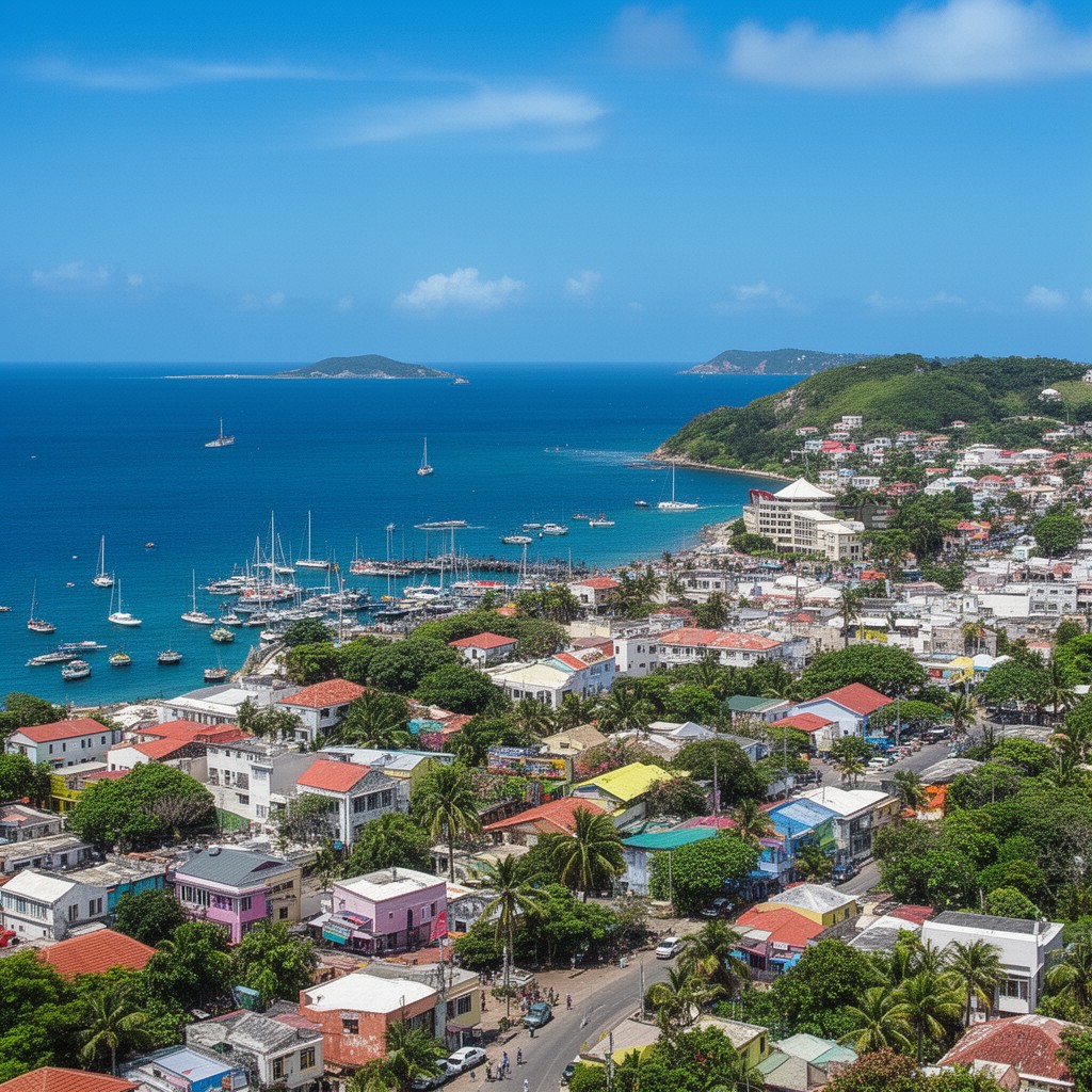 AI-generated illustration of Bridgetown