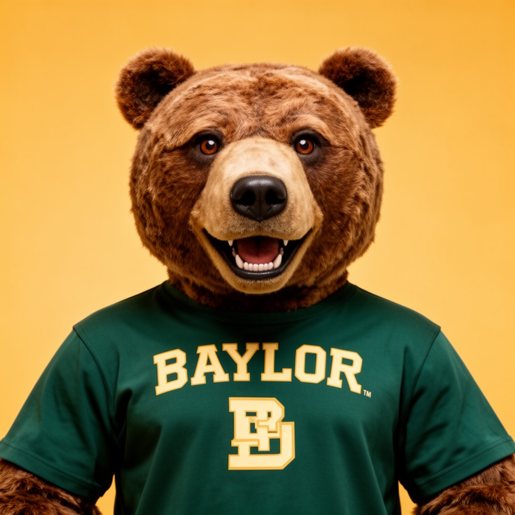 AI-generated illustration of Baylor Bear