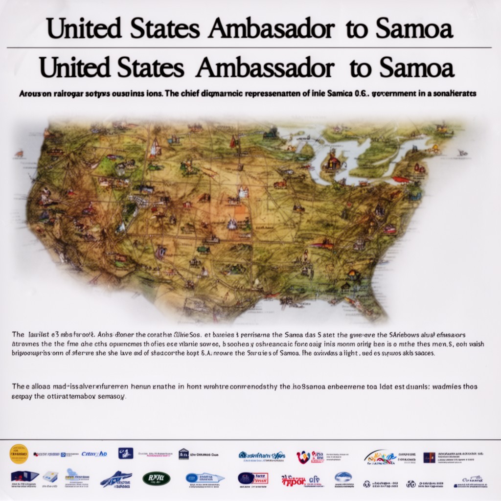 AI-generated illustration of United States Ambassador to Samoa