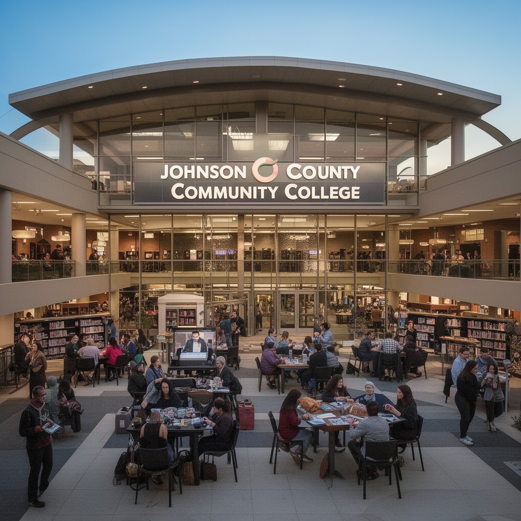 AI-generated illustration of Johnson County Community College