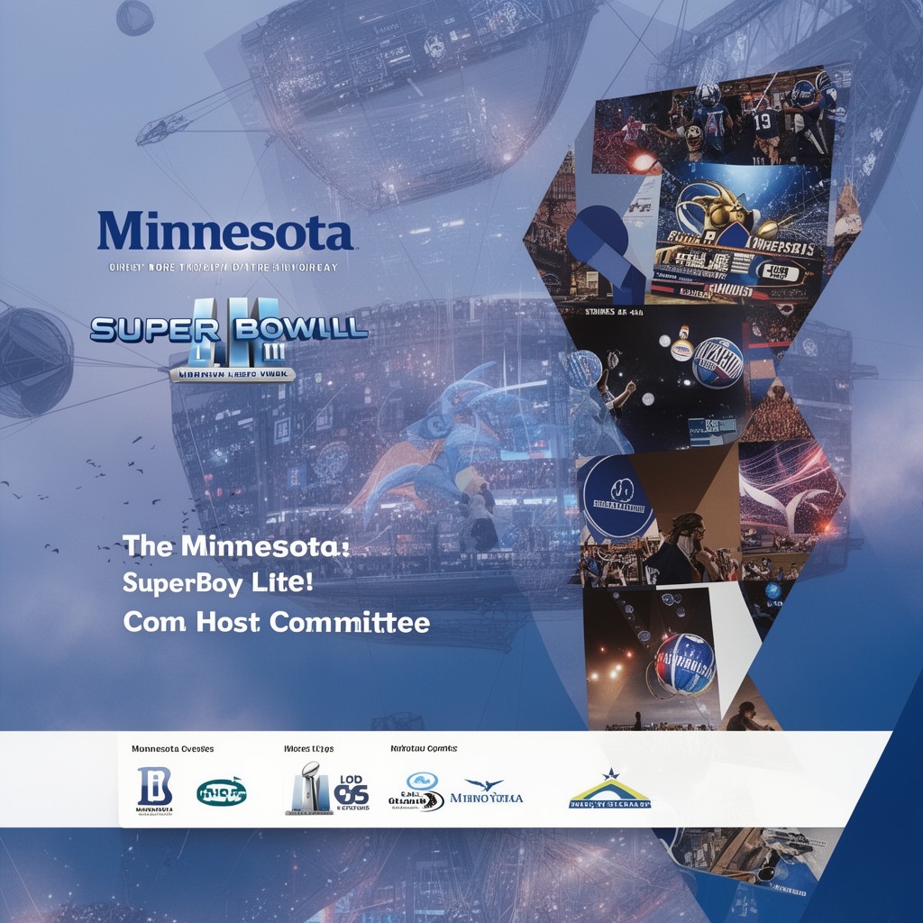 AI-generated illustration of Minnesota Super Bowl Host Committee