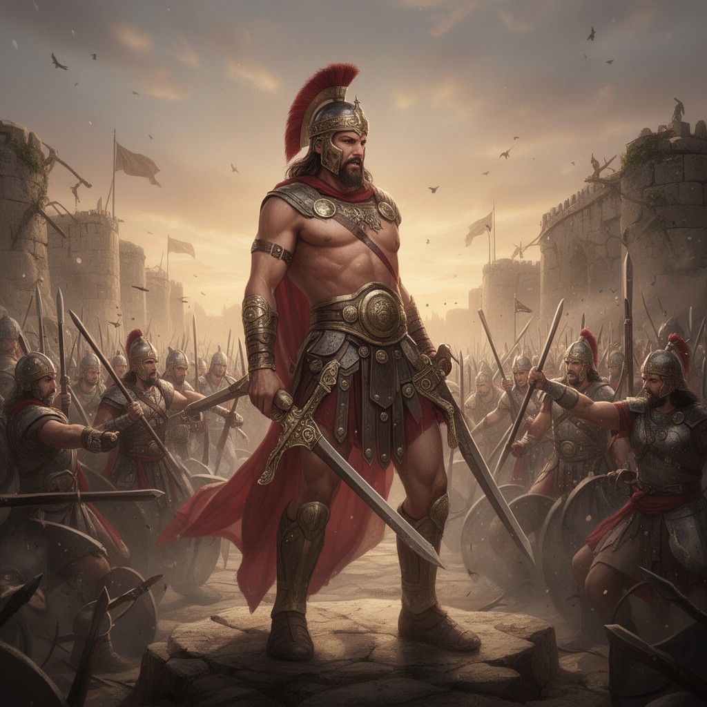 AI-generated illustration of Leonidas I