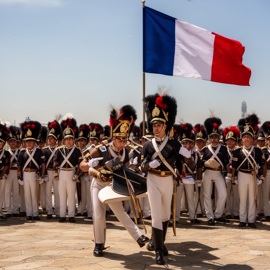 AI-generated illustration of French Imperial Guard