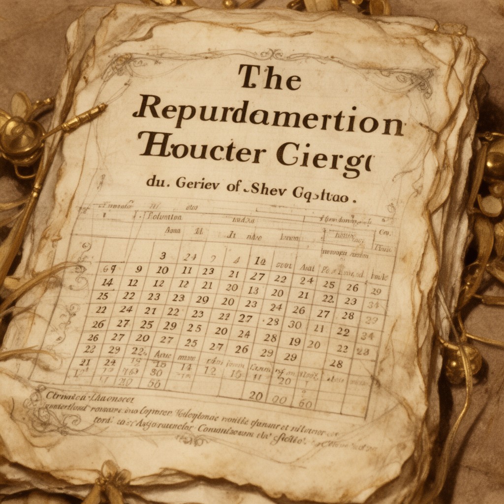 AI-generated illustration of French Republican Calendar