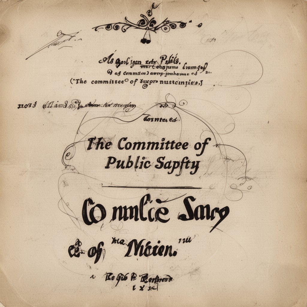 AI-generated illustration of Committee of Public Safety