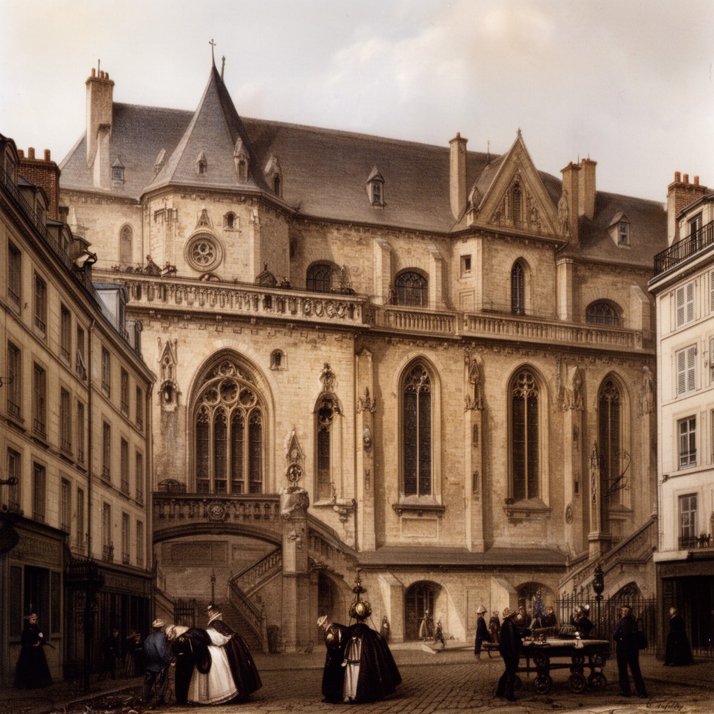 AI-generated illustration of Jacobin convent