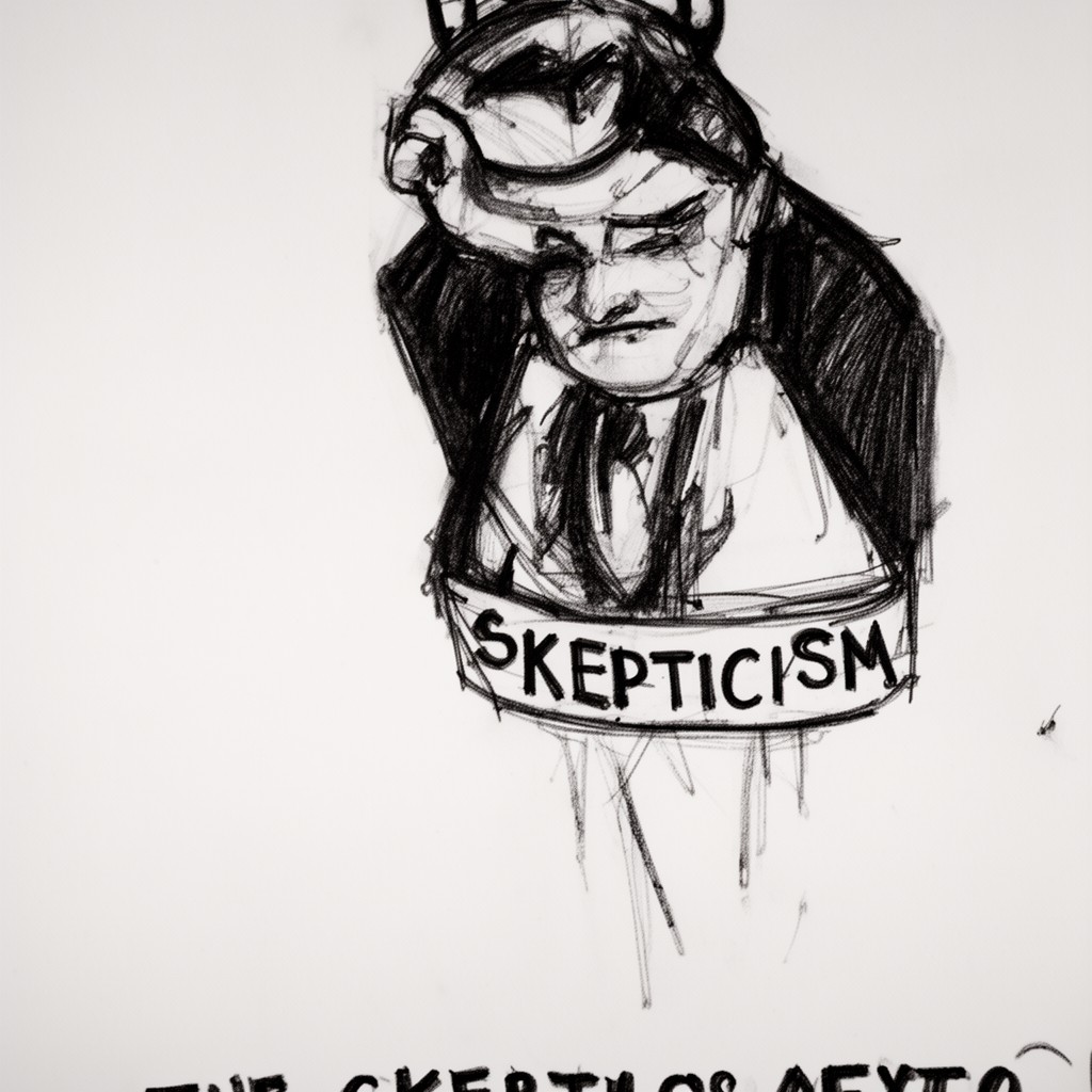 AI-generated illustration of Skepticism