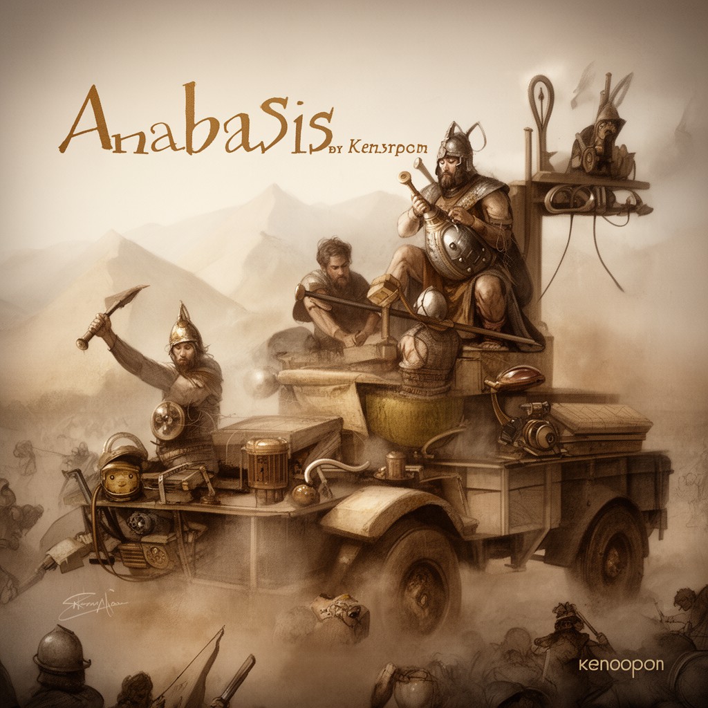 AI-generated illustration of Anabasis