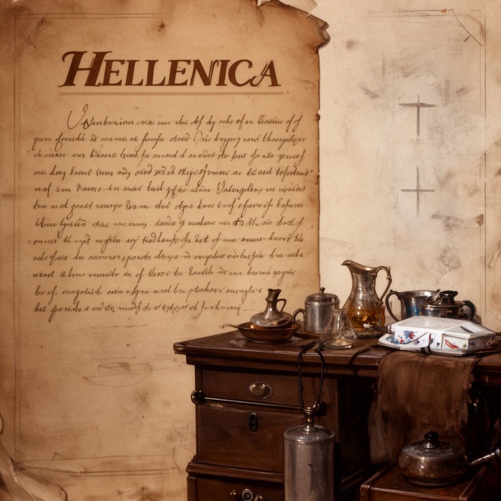 AI-generated illustration of Hellenica