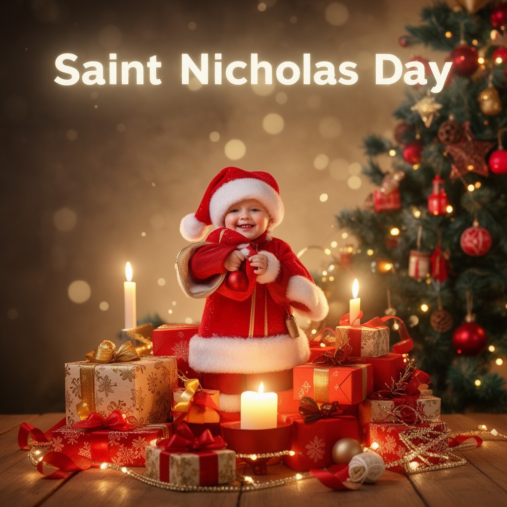 AI-generated illustration of Saint Nicholas Day