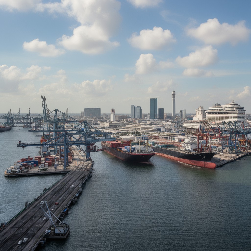 AI-generated illustration of Port of Tampa