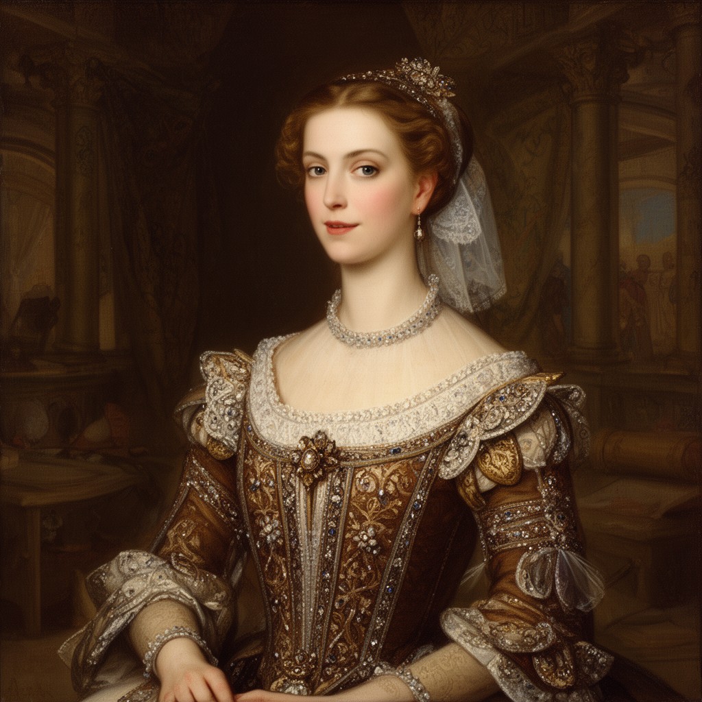 AI-generated illustration of Catherine Howard
