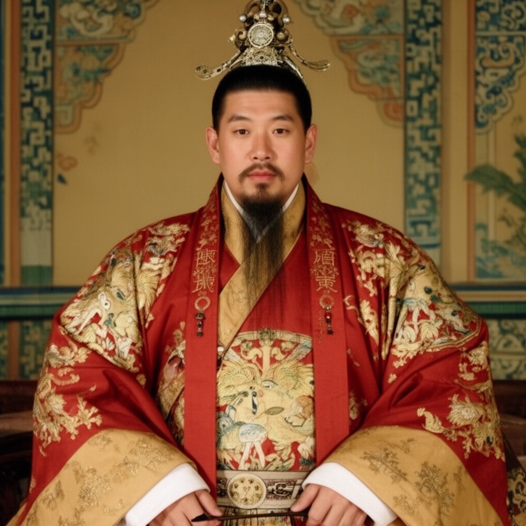 AI-generated illustration of Jiajing Emperor