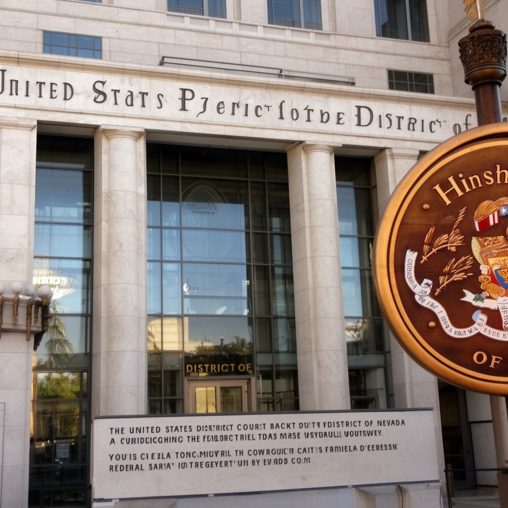 AI-generated illustration of United States District Court for the District of Nevada