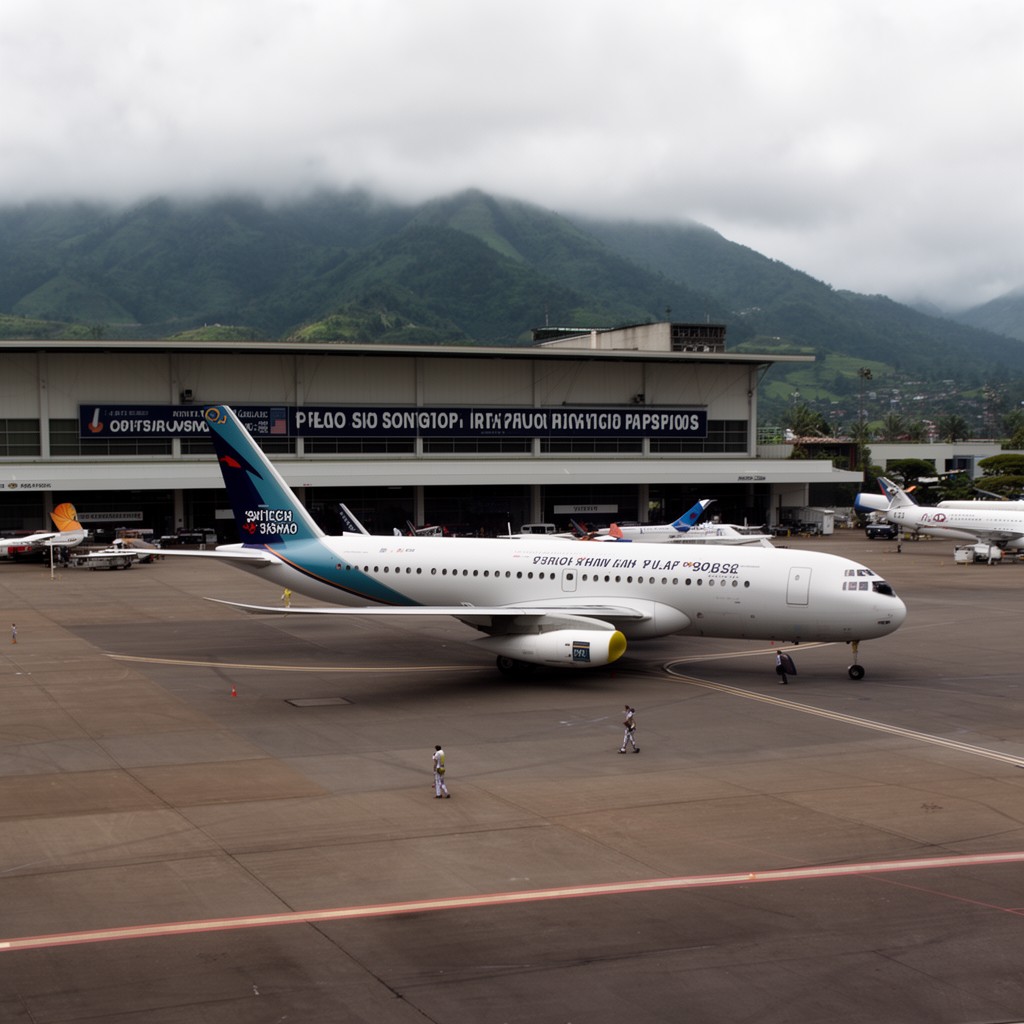 AI-generated illustration of Pago Pago International Airport