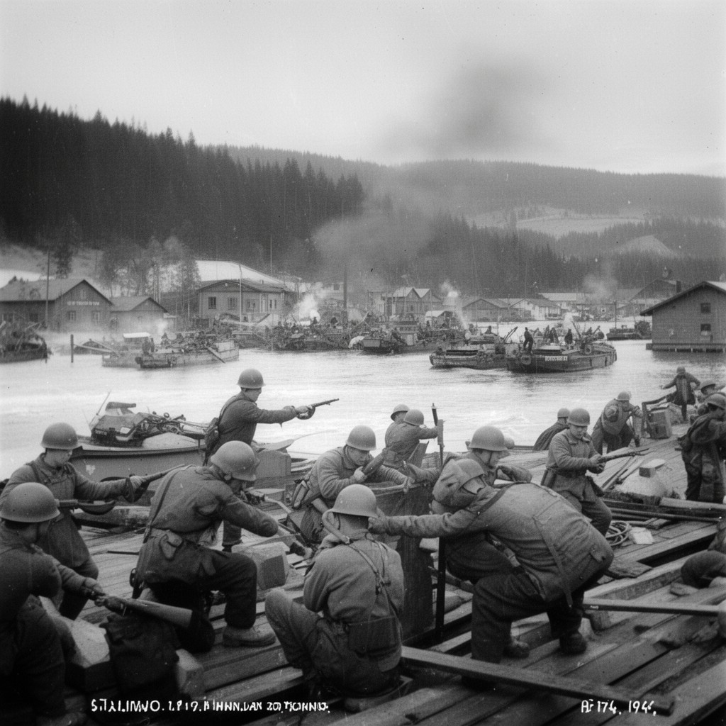 AI-generated illustration of Battle of Tornio