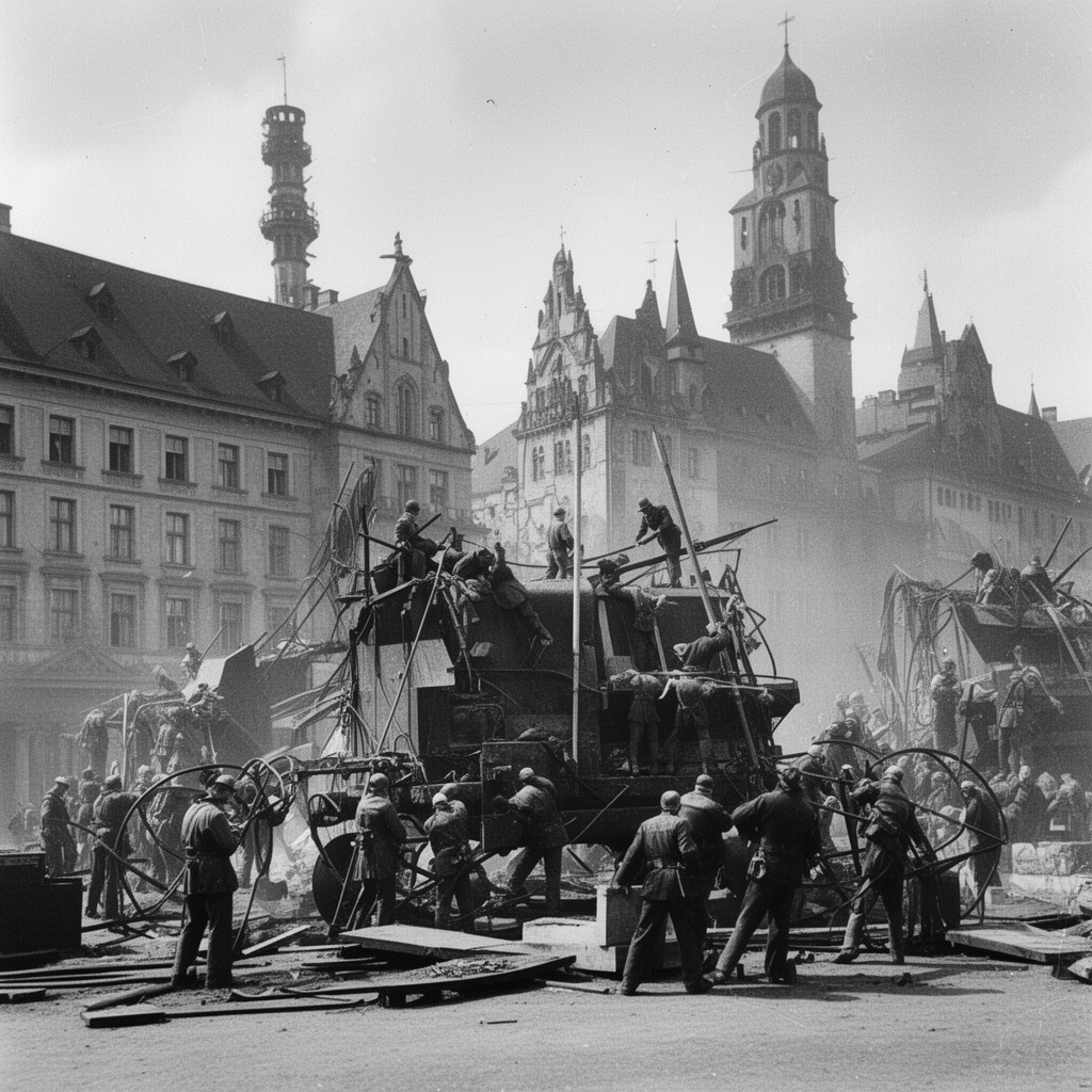 AI-generated illustration of Capture of Munich