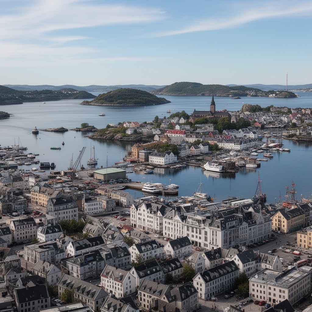 AI-generated illustration of Kristiansund