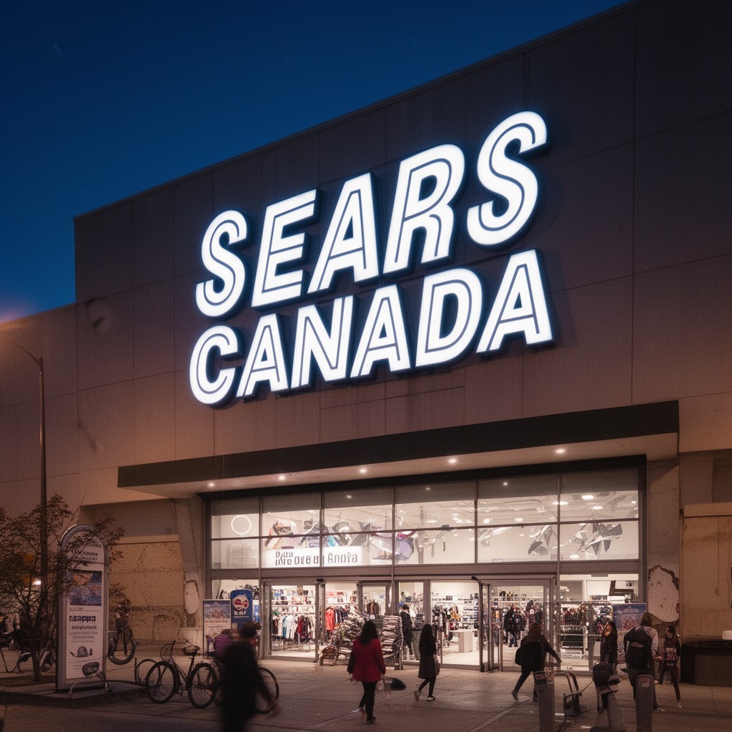 AI-generated illustration of Sears Canada