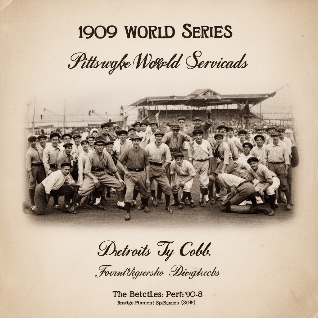 AI-generated illustration of 1909 World Series