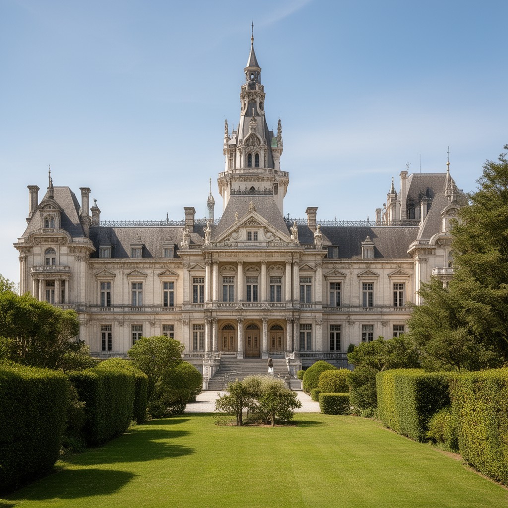 AI-generated illustration of Castle of Laeken